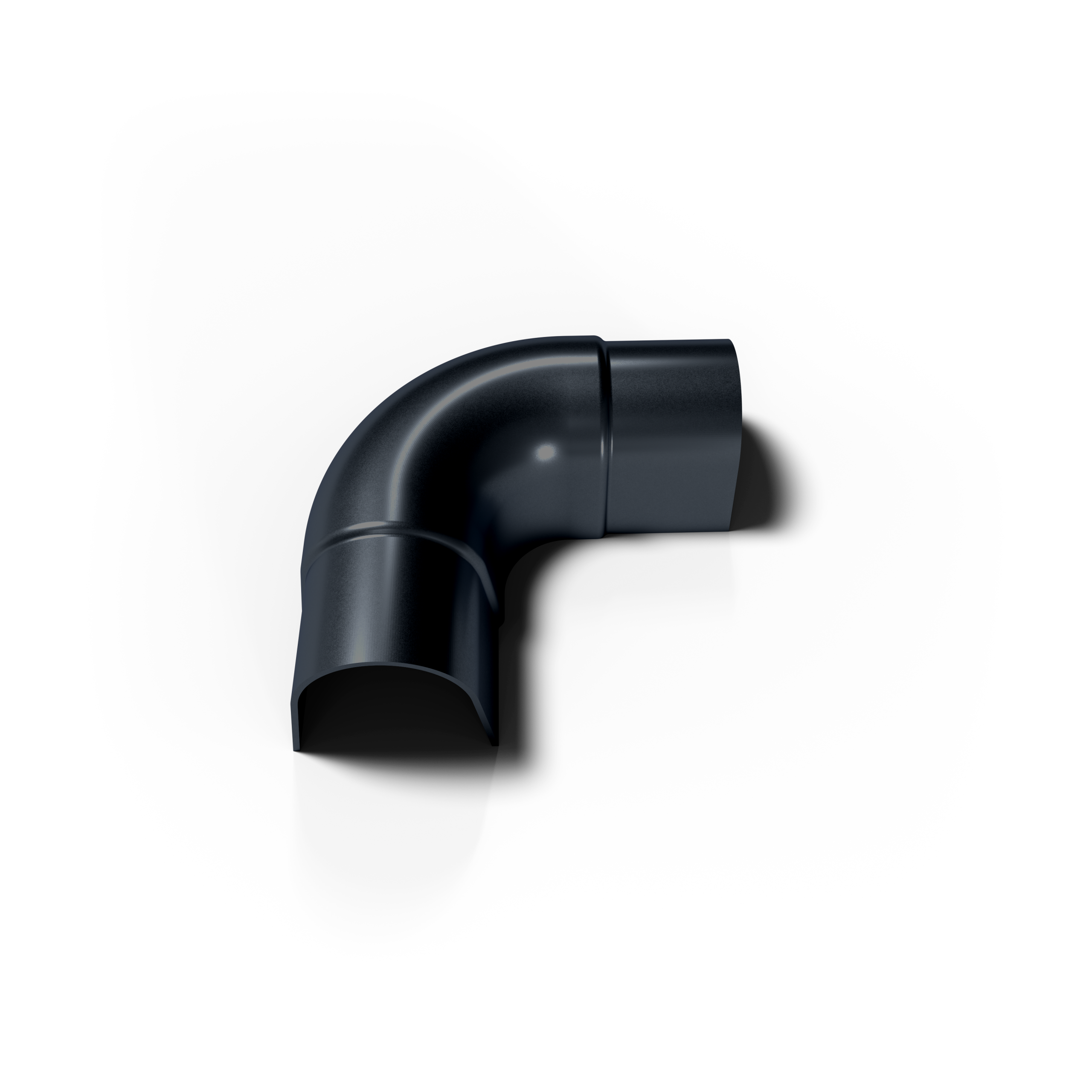 Kabelskydd Böj 16mm Svart iCover