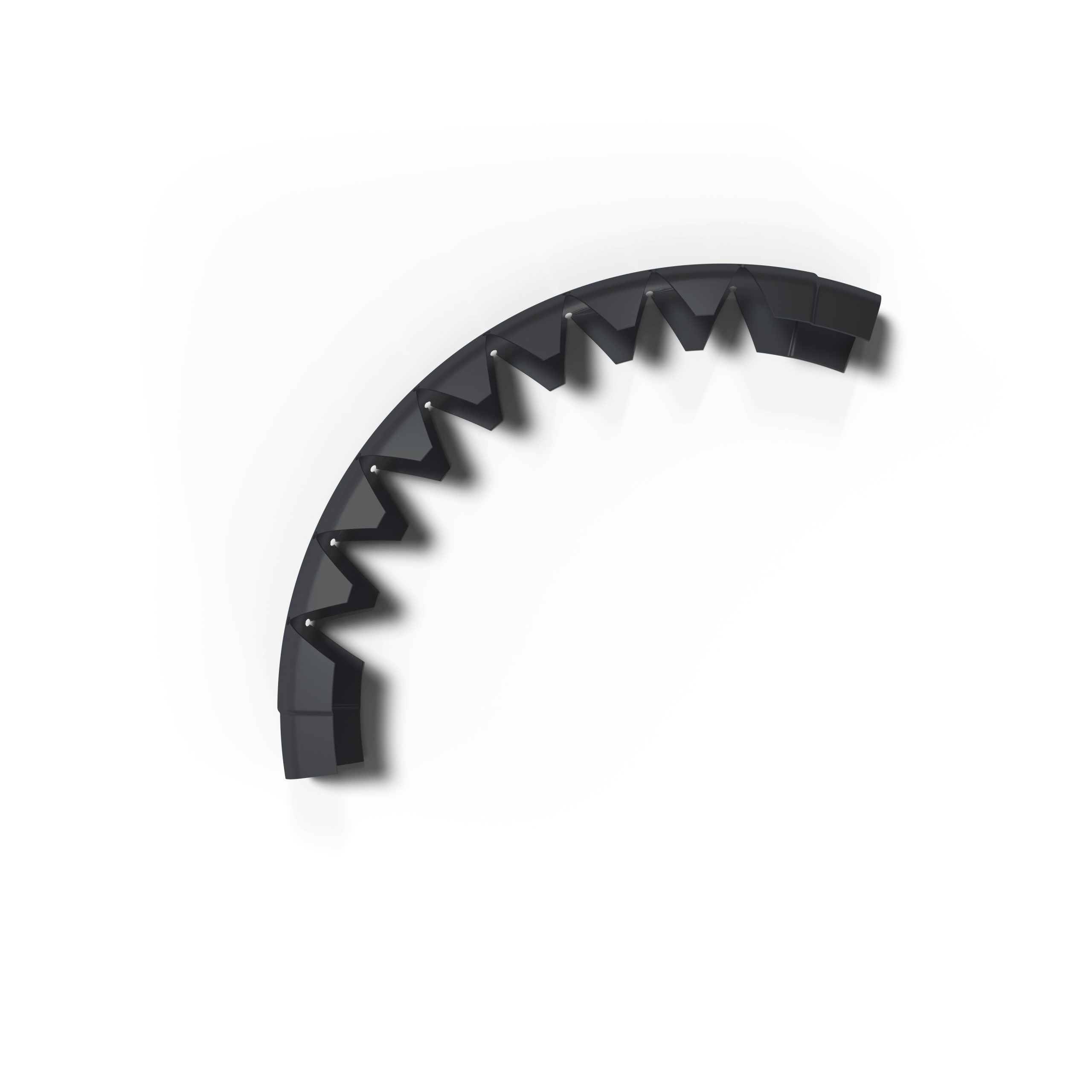 Kabelskydd Flexböj 16mm Svart iCover